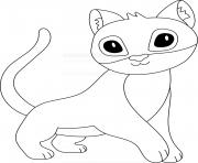 Printable Cougar coloring pages