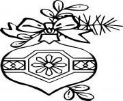 Printable Bottle Shaped Ornament coloring pages