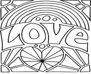 Printable Love Card coloring pages