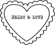 Printable Heart and Love coloring pages