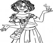 Printable Mirabel Carrying a Bag coloring pages