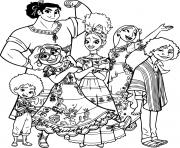 Printable Madrigal Family coloring pages